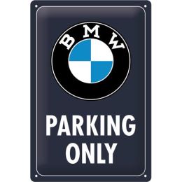 22444 Plakat 20x30 BMW Parking Only Blue
