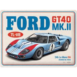 23384 Plakat 30x40 Ford GT40 24h Le Mans