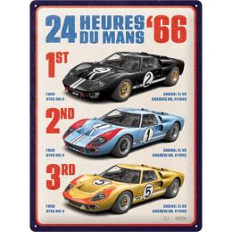 23385 Plakat 30x40 24h Le Mans 1966 Ford