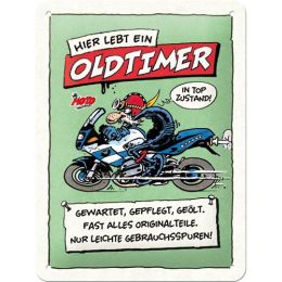 26319 Plakat 15x20 Motomania Hier Lebt