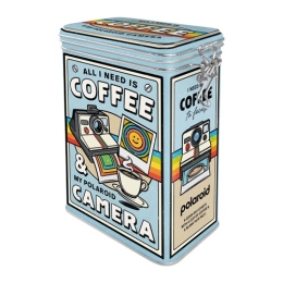 31137 Puszka z klipsem Polaroid - Coffee