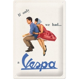 62294 Plakat 20x30 Vespa - If only we